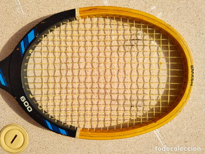 Coleccionismo deportivo: Raqueta de tenis de madera antigua Van Allen - Foto 2