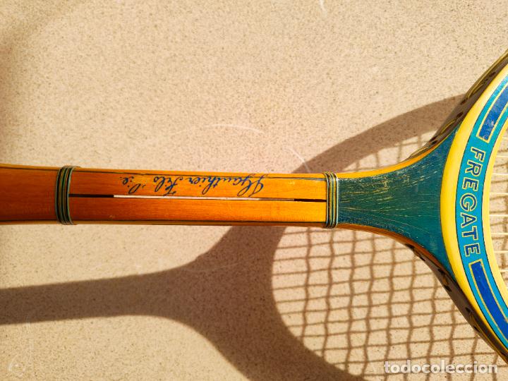Coleccionismo deportivo: Raqueta de tenis antigua de madera Gauthier - Foto 2