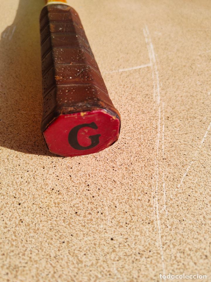 Coleccionismo deportivo: Raqueta de tenis antigua de madera Gauthier - Foto 3