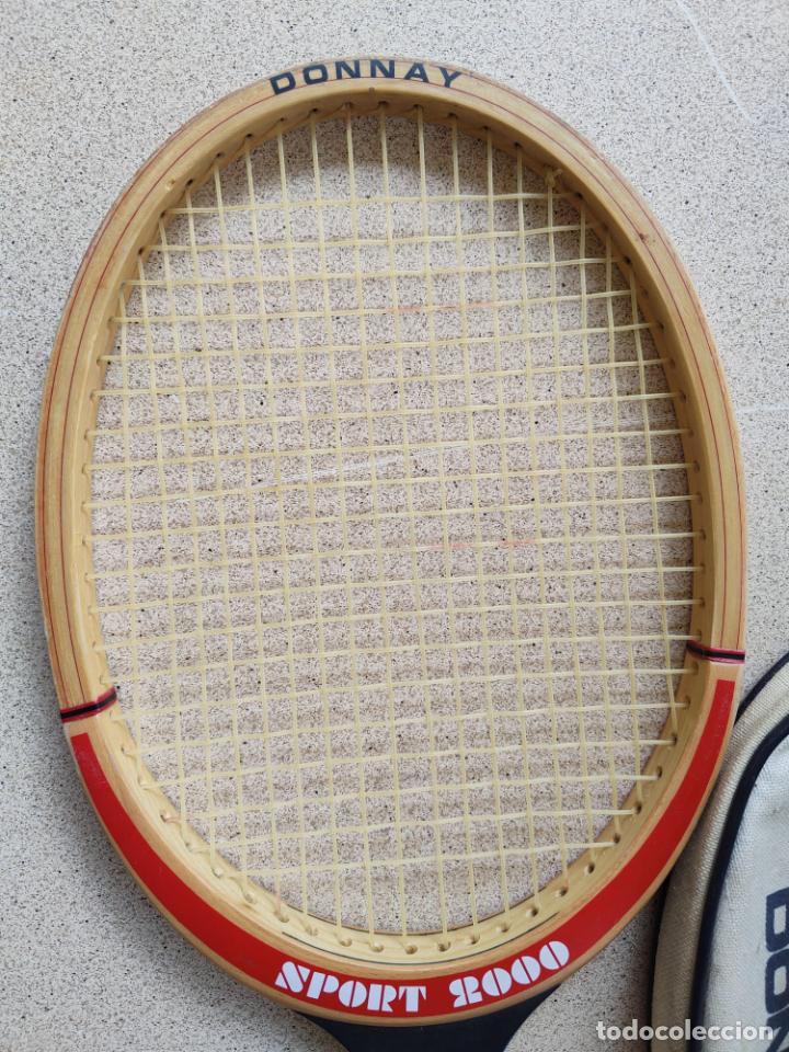 Coleccionismo deportivo: RAQUETA DE TENIS ANTIGUA MADERA DONNAY - Foto 3
