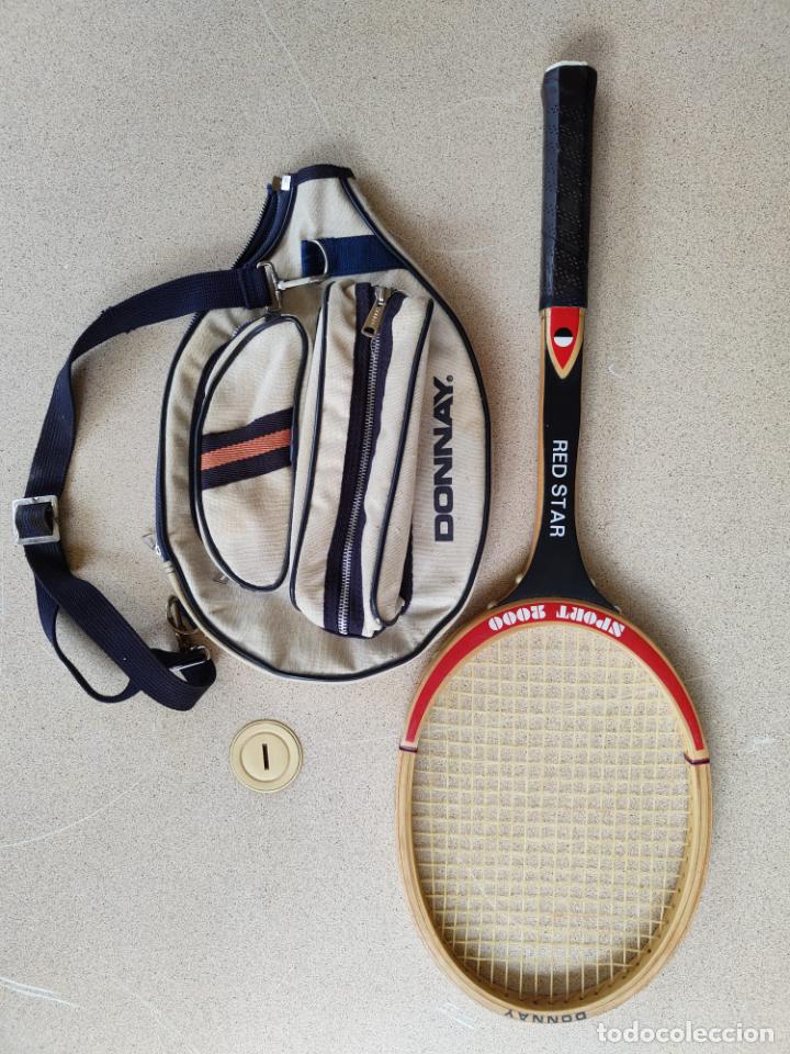 Coleccionismo deportivo: RAQUETA DE TENIS ANTIGUA MADERA DONNAY - Foto 1