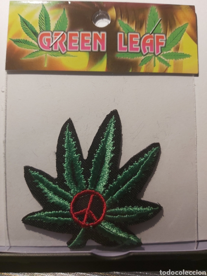 Coleccionismo deportivo: PARCHE MOTERO MARIJUANA - Foto 1
