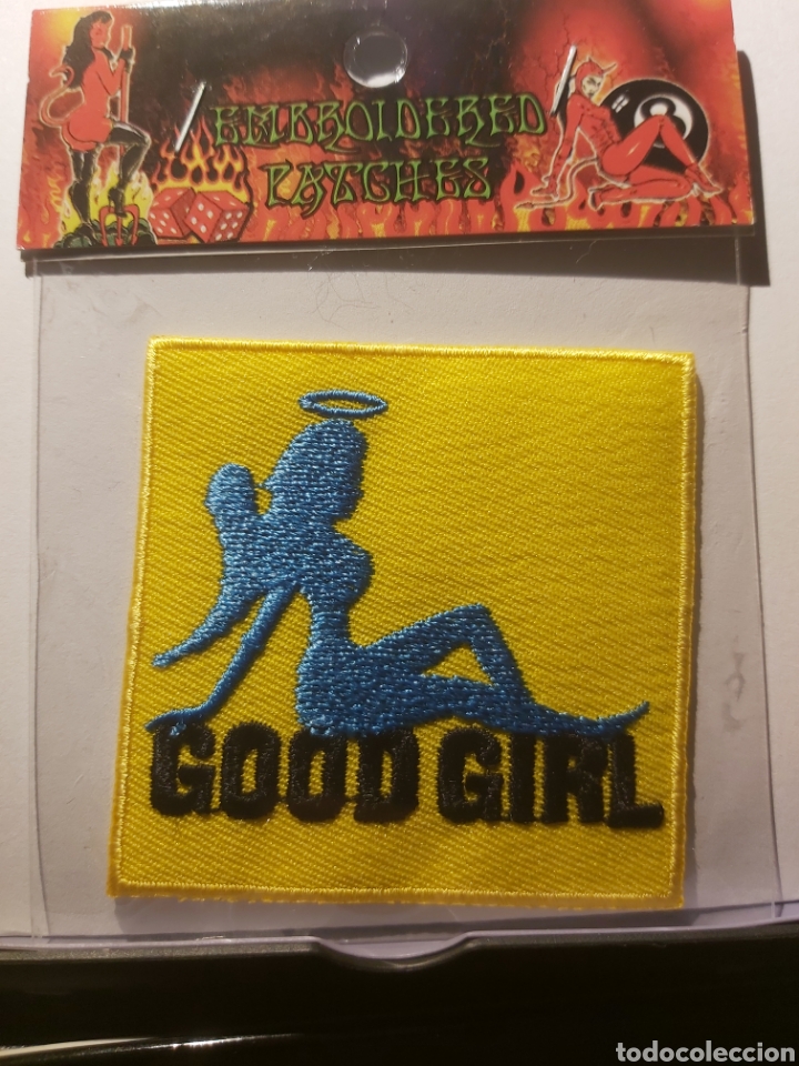 Coleccionismo deportivo: PARCHE MOTERO GOOD GIRL - Foto 1