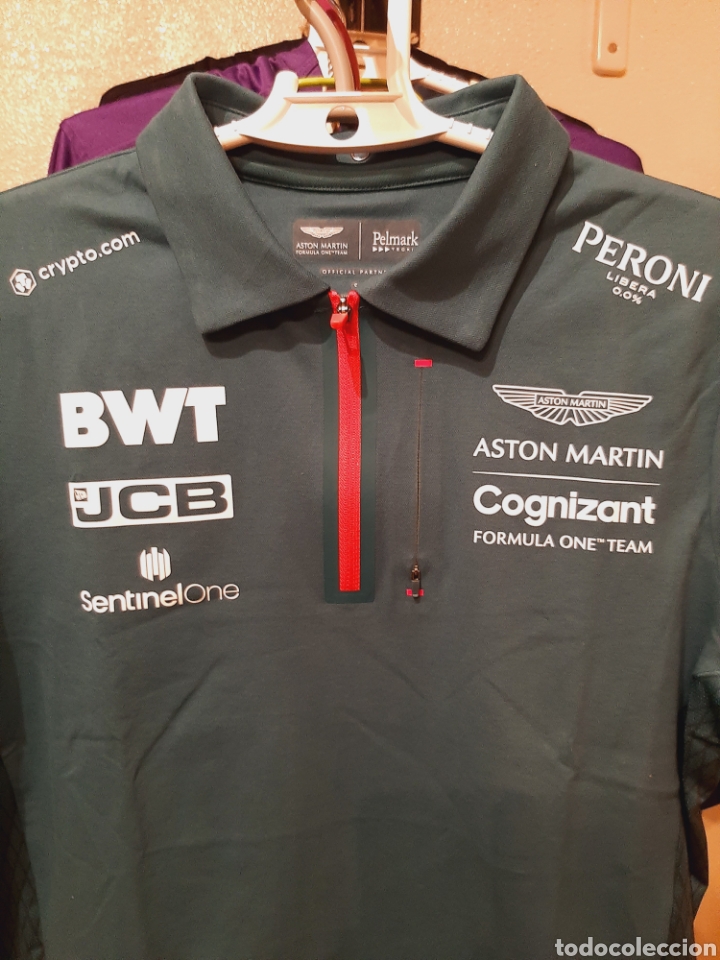 Coleccionismo deportivo: Polo oficial Aston Martin F1 - Foto 2