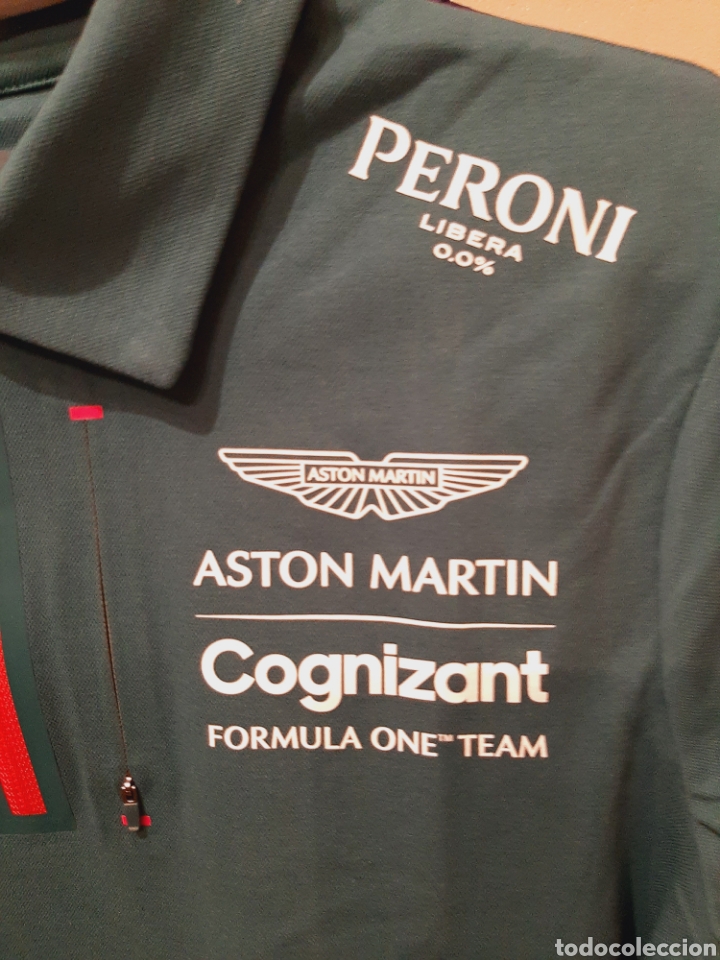 Coleccionismo deportivo: Polo oficial Aston Martin F1 - Foto 4