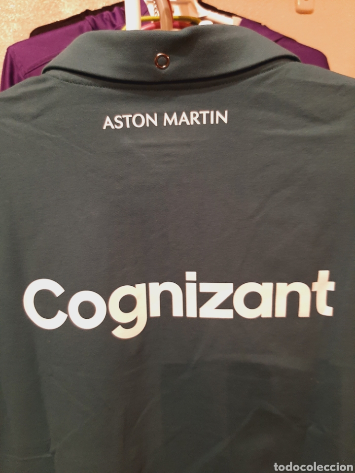 Coleccionismo deportivo: Polo oficial Aston Martin F1 - Foto 12