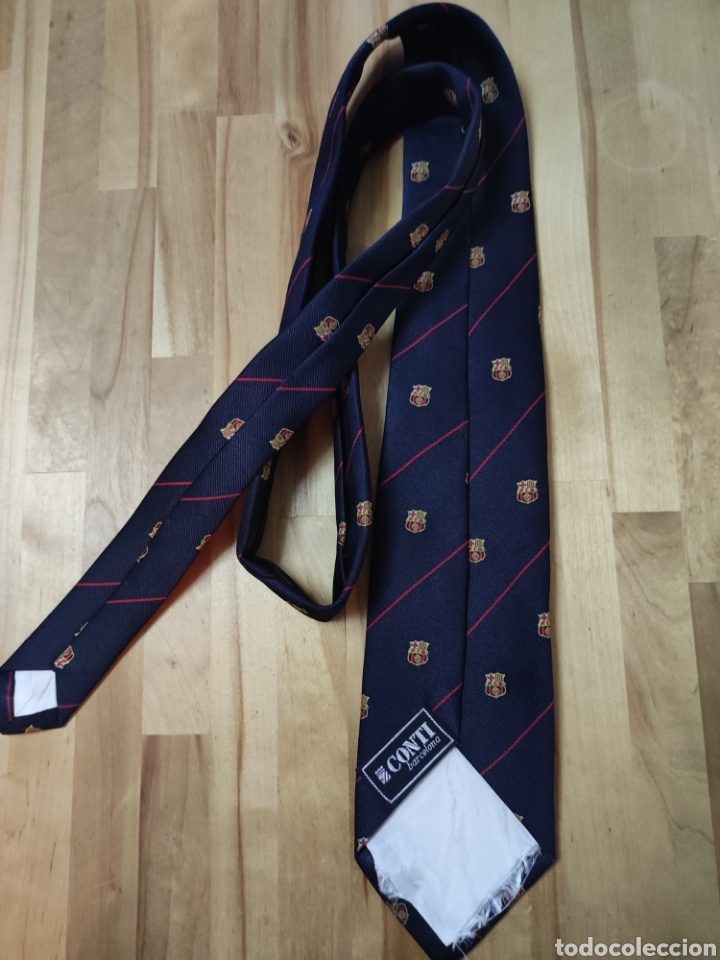 Coleccionismo deportivo: Antigua corbata F.C Barcelona - Foto 2
