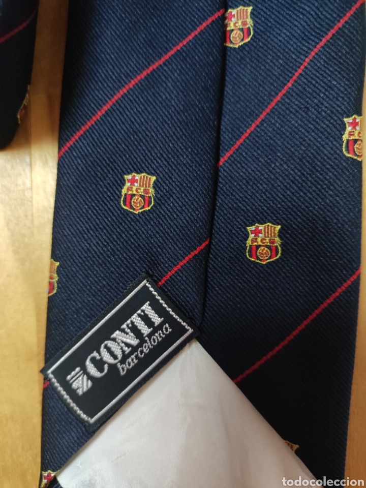 Coleccionismo deportivo: Antigua corbata F.C Barcelona - Foto 3