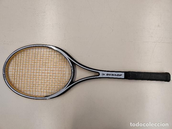 Coleccionismo deportivo: Raqueta de tenis antigua Dunlop - Foto 1