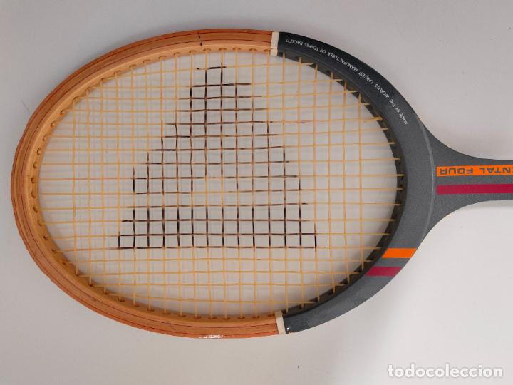 Coleccionismo deportivo: Raqueta de tenis antigua de madera Donnay - Foto 2