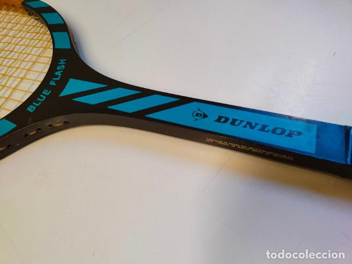 Coleccionismo deportivo: Raqueta de tenis de madera Dunlop - Foto 2