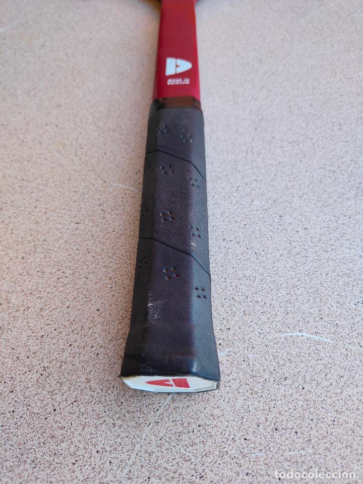 Coleccionismo deportivo: Raqueta de tenis antigua madera Donnay - Foto 3