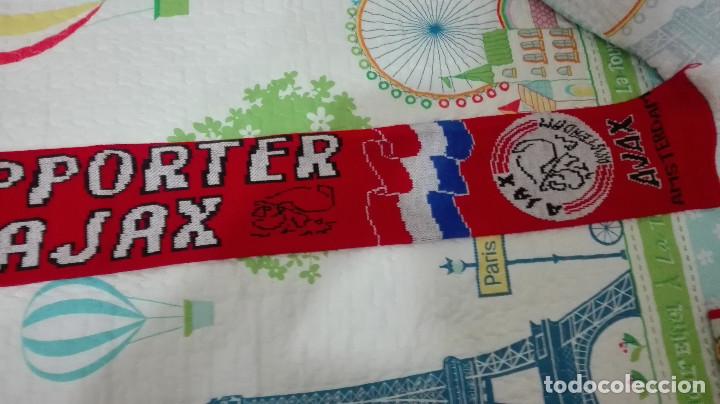 Coleccionismo deportivo: BUFANDA AJAX AMSTERDAN A&Ntilde;OS 90 - Foto 3