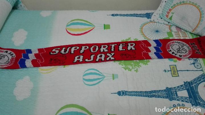 Coleccionismo deportivo: BUFANDA AJAX AMSTERDAN A&Ntilde;OS 90 - Foto 4