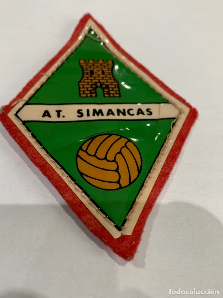 Coleccionismo deportivo: Raro Parche F&uacute;tbol - AT. SIMANCAS - - Foto 1