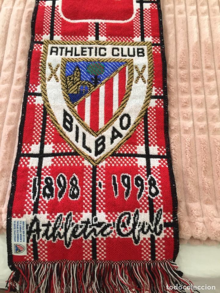 Coleccionismo deportivo: BUFANDA CENTENARIO ATHLETIC CLUB BILBAO - Foto 3