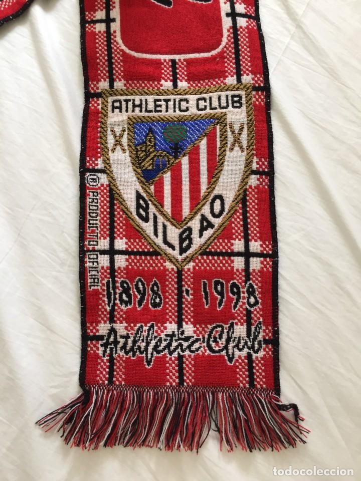 Coleccionismo deportivo: BUFANDA CENTENARIO ATHLETIC CLUB BILBAO - Foto 6