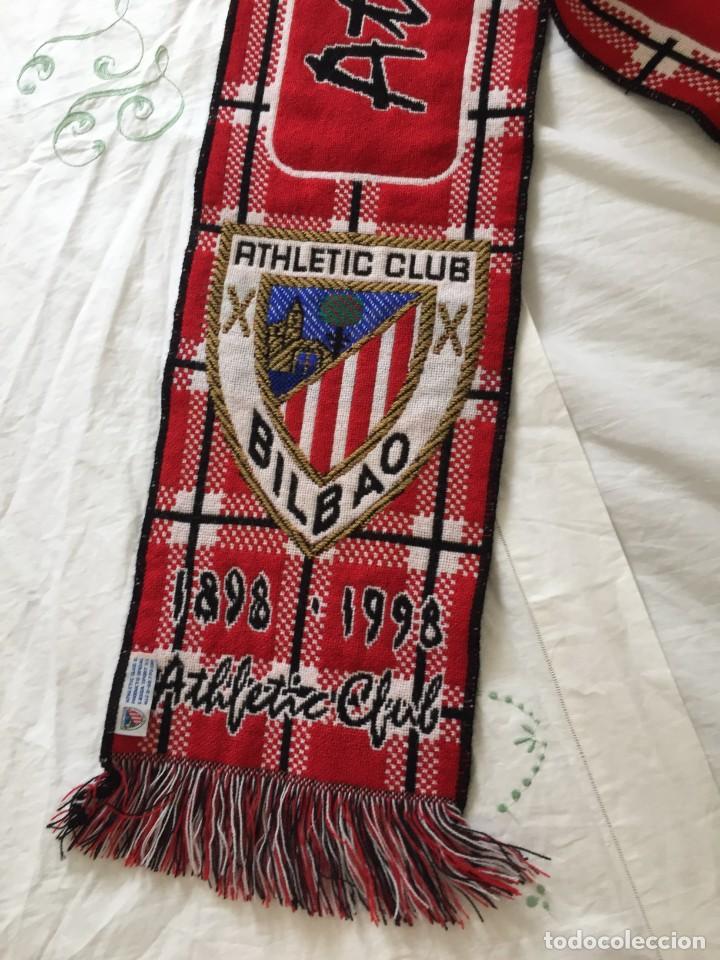 Coleccionismo deportivo: BUFANDA CENTENARIO ATHLETIC CLUB BILBAO - Foto 7