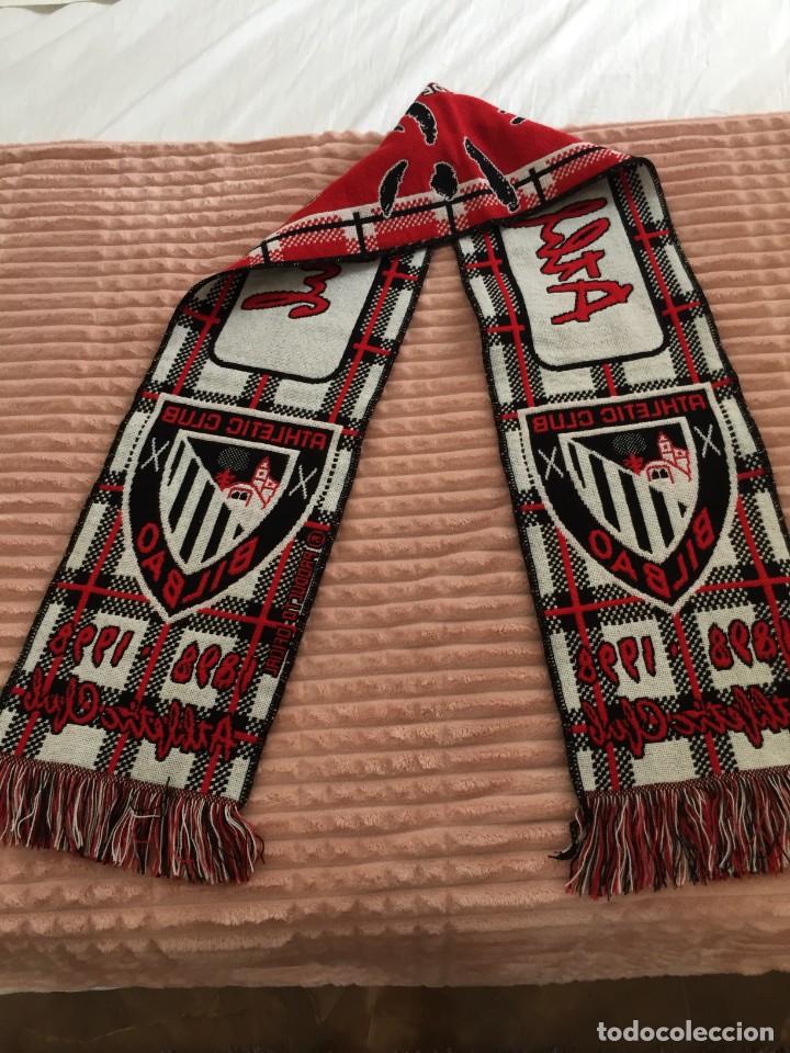 Coleccionismo deportivo: BUFANDA CENTENARIO ATHLETIC CLUB BILBAO - Foto 9