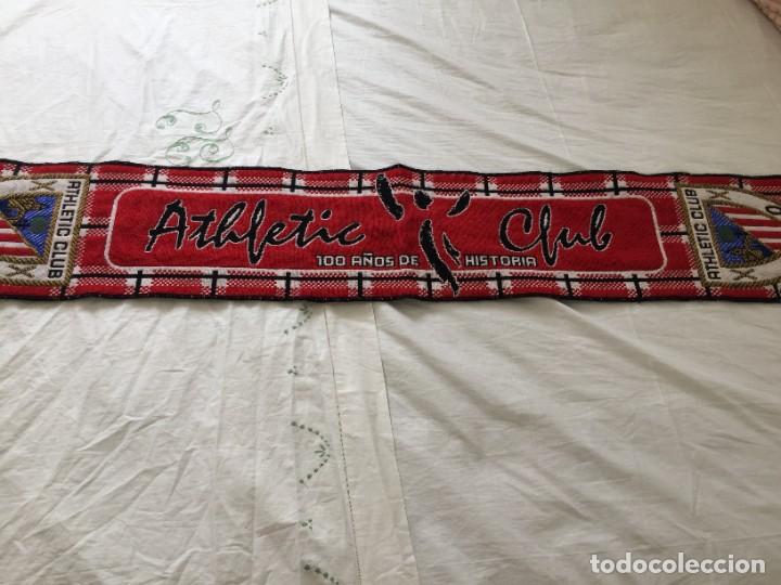 Coleccionismo deportivo: BUFANDA CENTENARIO ATHLETIC CLUB BILBAO - Foto 11