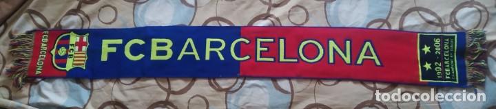 Coleccionismo deportivo: F.C.BARCELONA. PRECIOSA BUFANDA 2006. - Foto 1