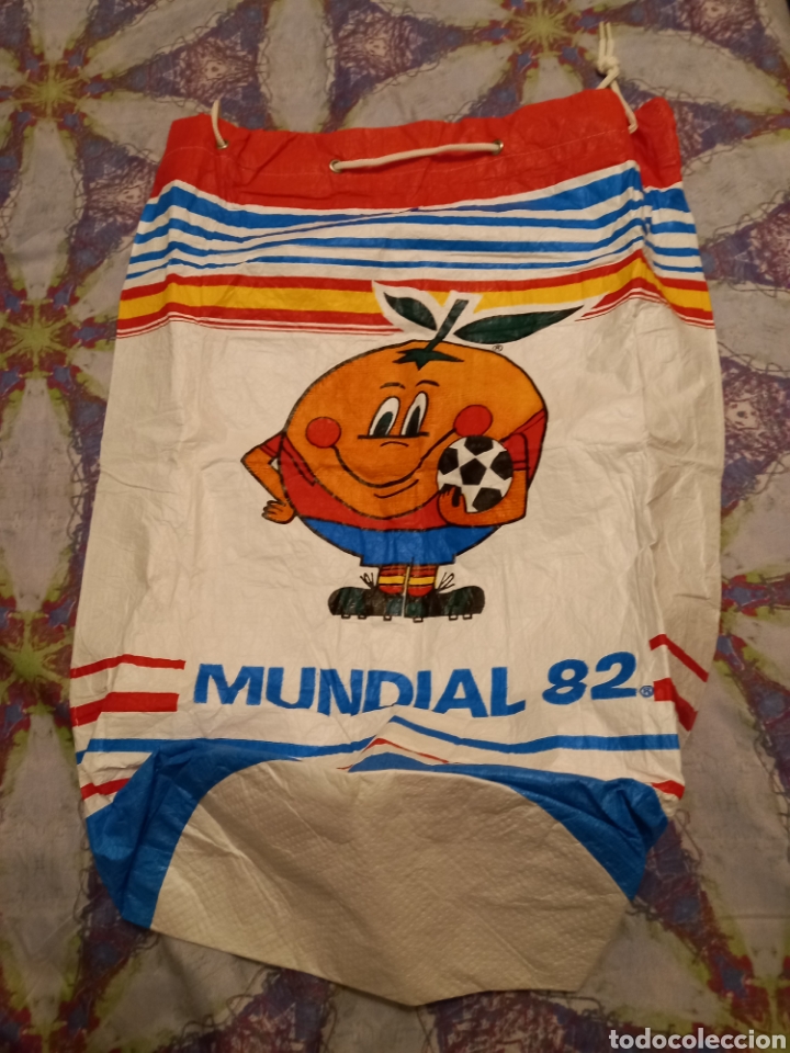 Coleccionismo deportivo: Bolsa petate mundial 82 - Foto 1