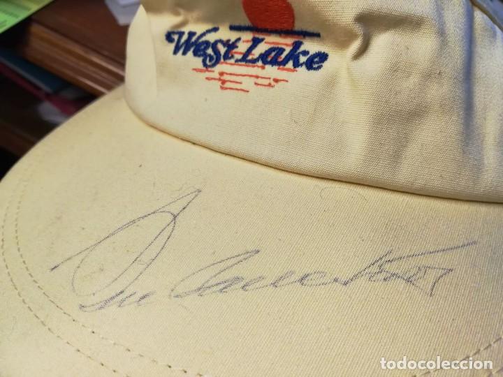 Coleccionismo deportivo: SEVERIANO BALLESTEROS. Gorra visera firmada. West Lake - Foto 1
