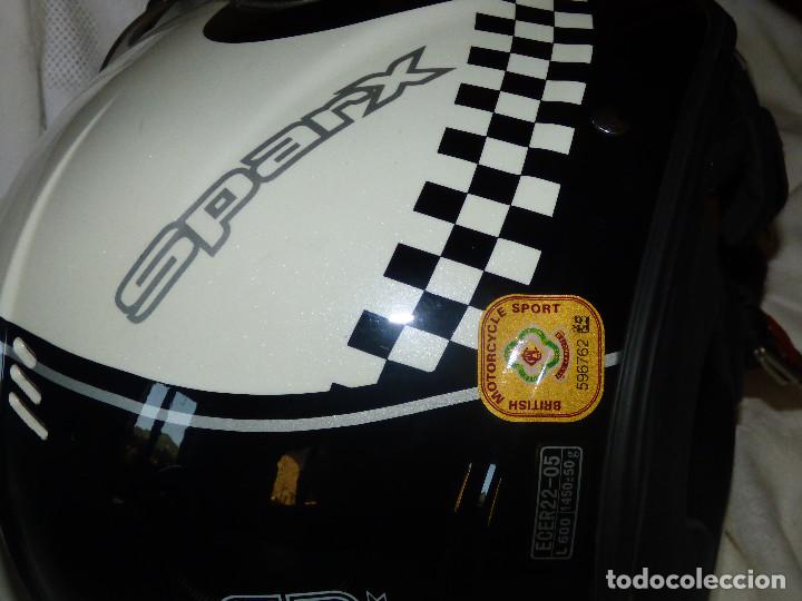 Coleccionismo deportivo: Casco de moto,abierto. - Foto 5