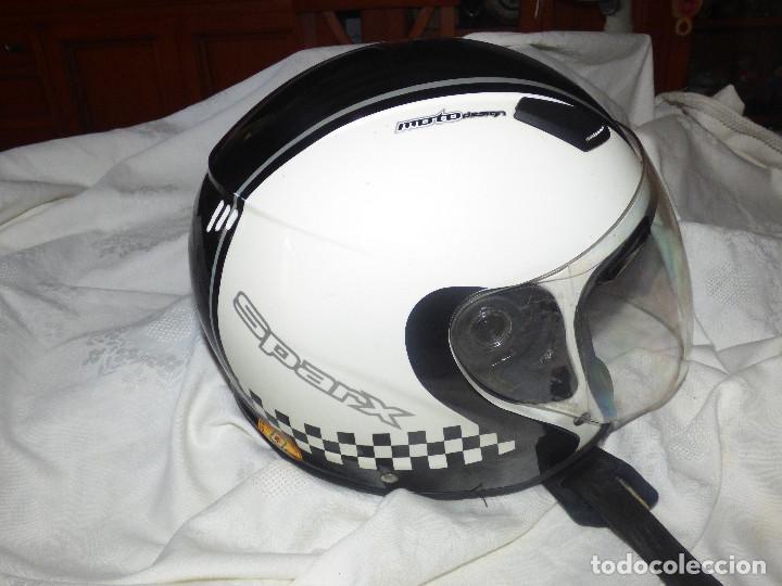 Coleccionismo deportivo: Casco de moto,abierto. - Foto 7