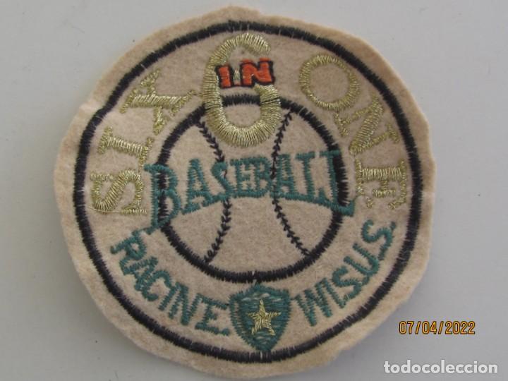 Coleccionismo deportivo: PACHE DE TELA SPORT BASEBALL SIX IN ONE - Foto 1