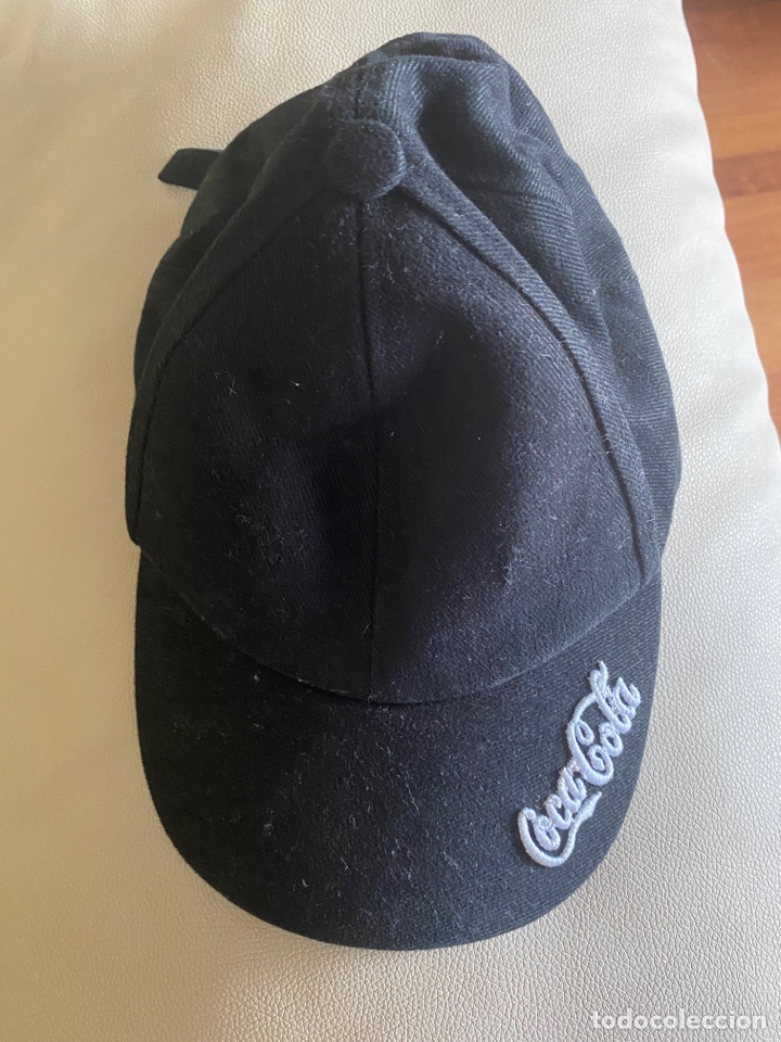 Coleccionismo deportivo: Gorra visera coca cola negra - Foto 1