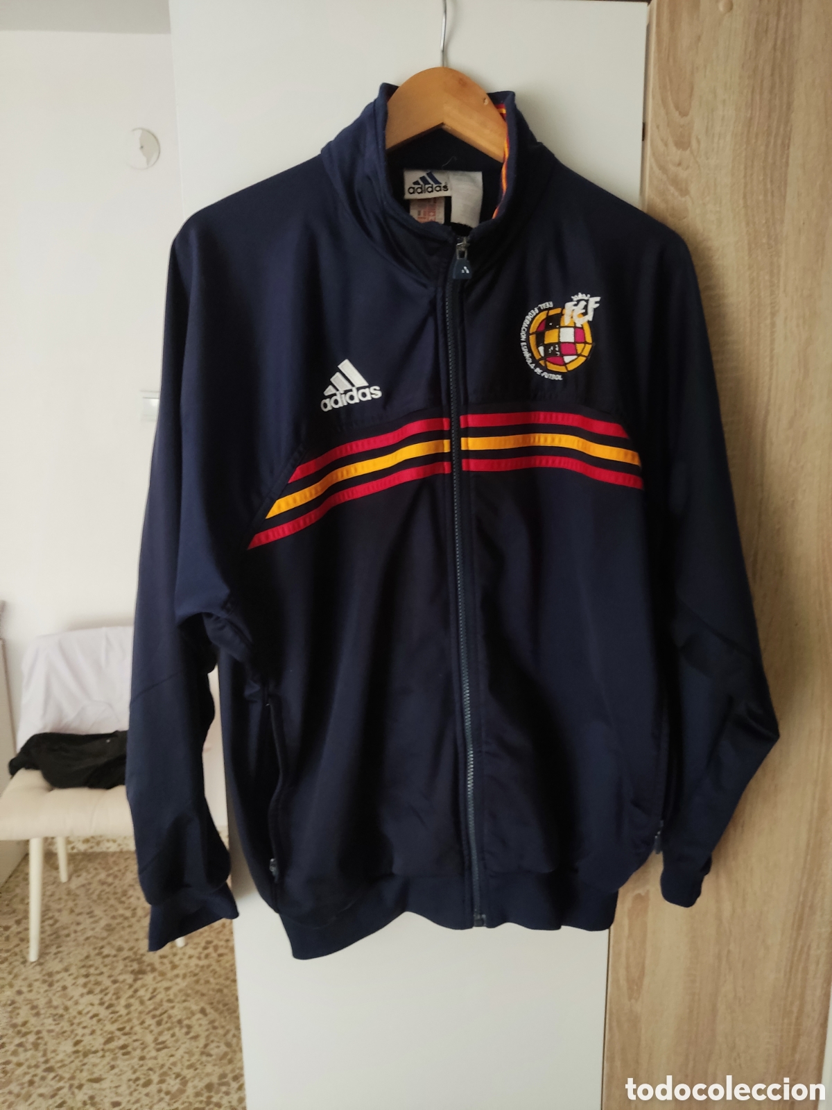 Ver insectos regla recoger chaqueta adidas selección española fútbol talla - Compra venta en  todocoleccion