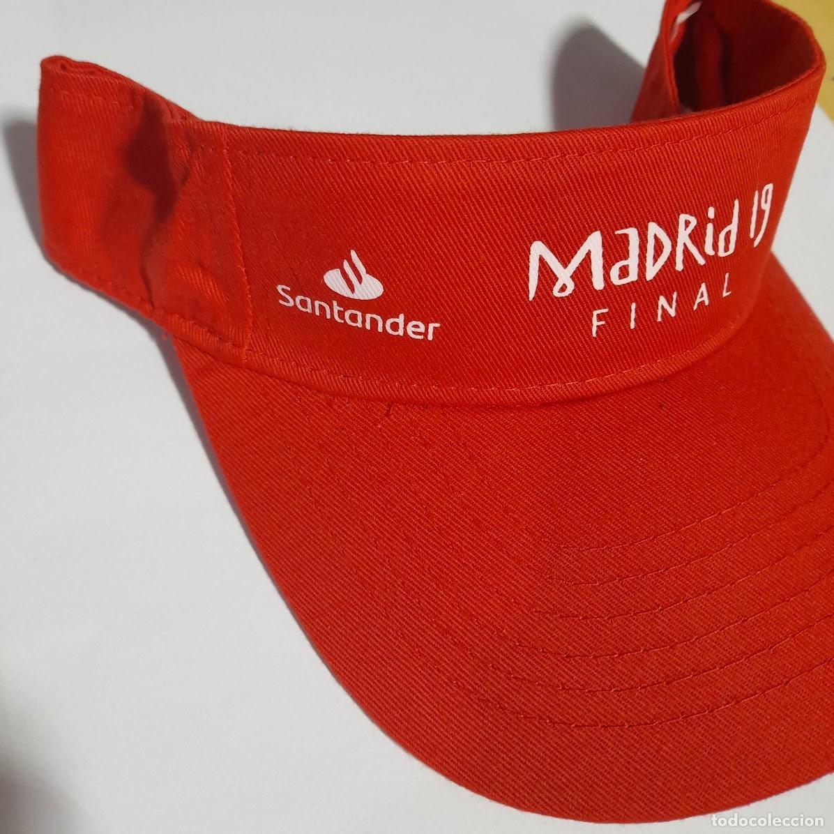 Coleccionismo deportivo: Visera de la final de la Champions League 2019 en Madrid - Foto 2