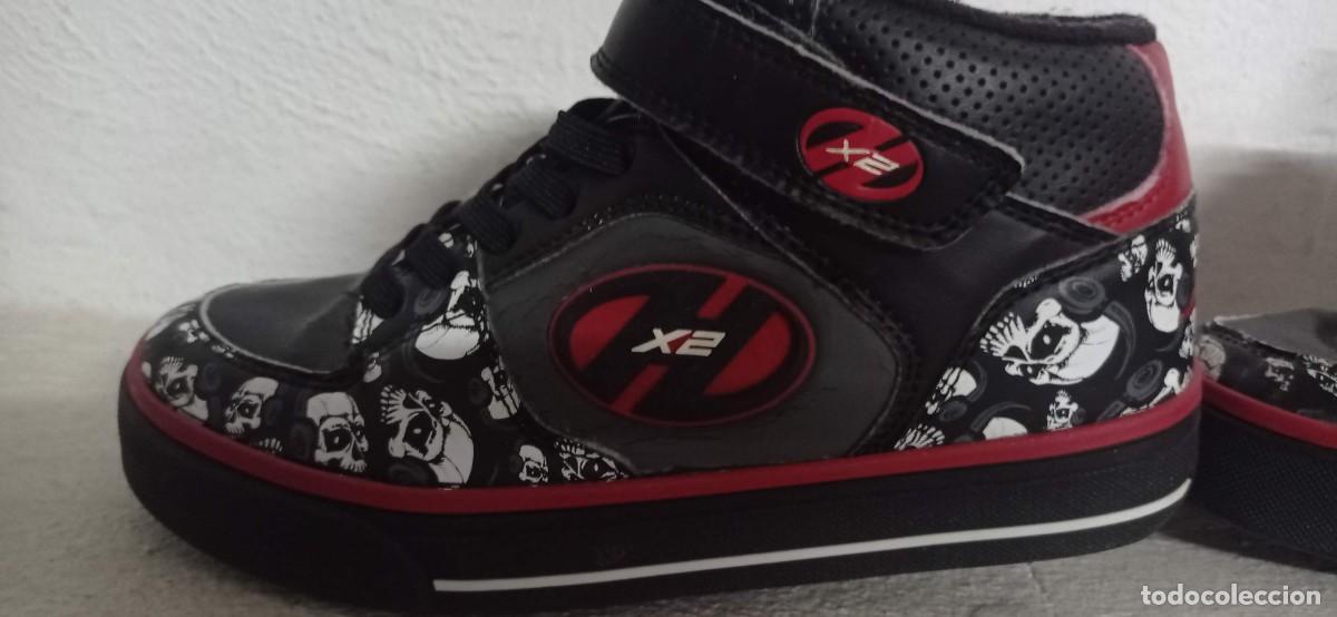 Coleccionismo deportivo: ZAPATILLAS HEELYS CON RUEDAS NUMERO 35 - Foto 2