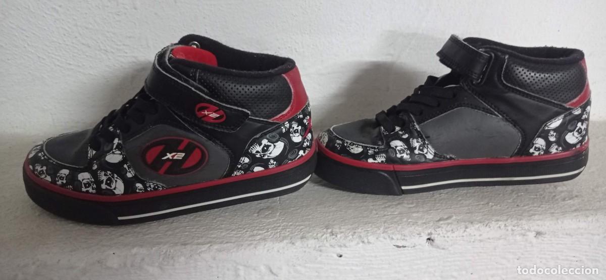 Coleccionismo deportivo: ZAPATILLAS HEELYS CON RUEDAS NUMERO 35 - Foto 3
