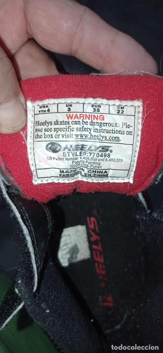 Coleccionismo deportivo: ZAPATILLAS HEELYS CON RUEDAS NUMERO 35 - Foto 4