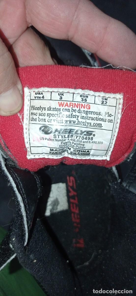 Coleccionismo deportivo: ZAPATILLAS HEELYS CON RUEDAS NUMERO 35 - Foto 5