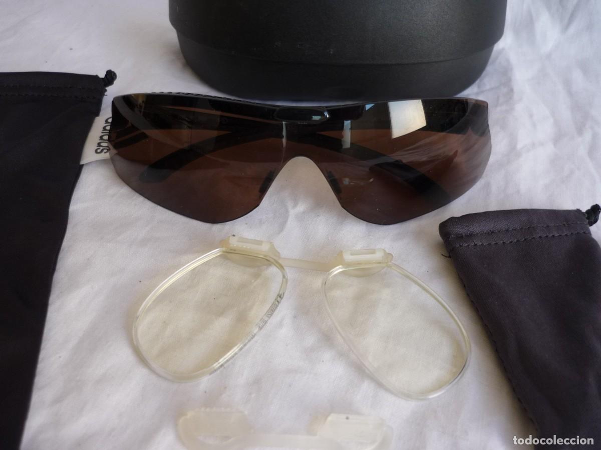 Coleccionismo deportivo: Gafas de sol adidas + accesorios para ver de cerca - Foto 3