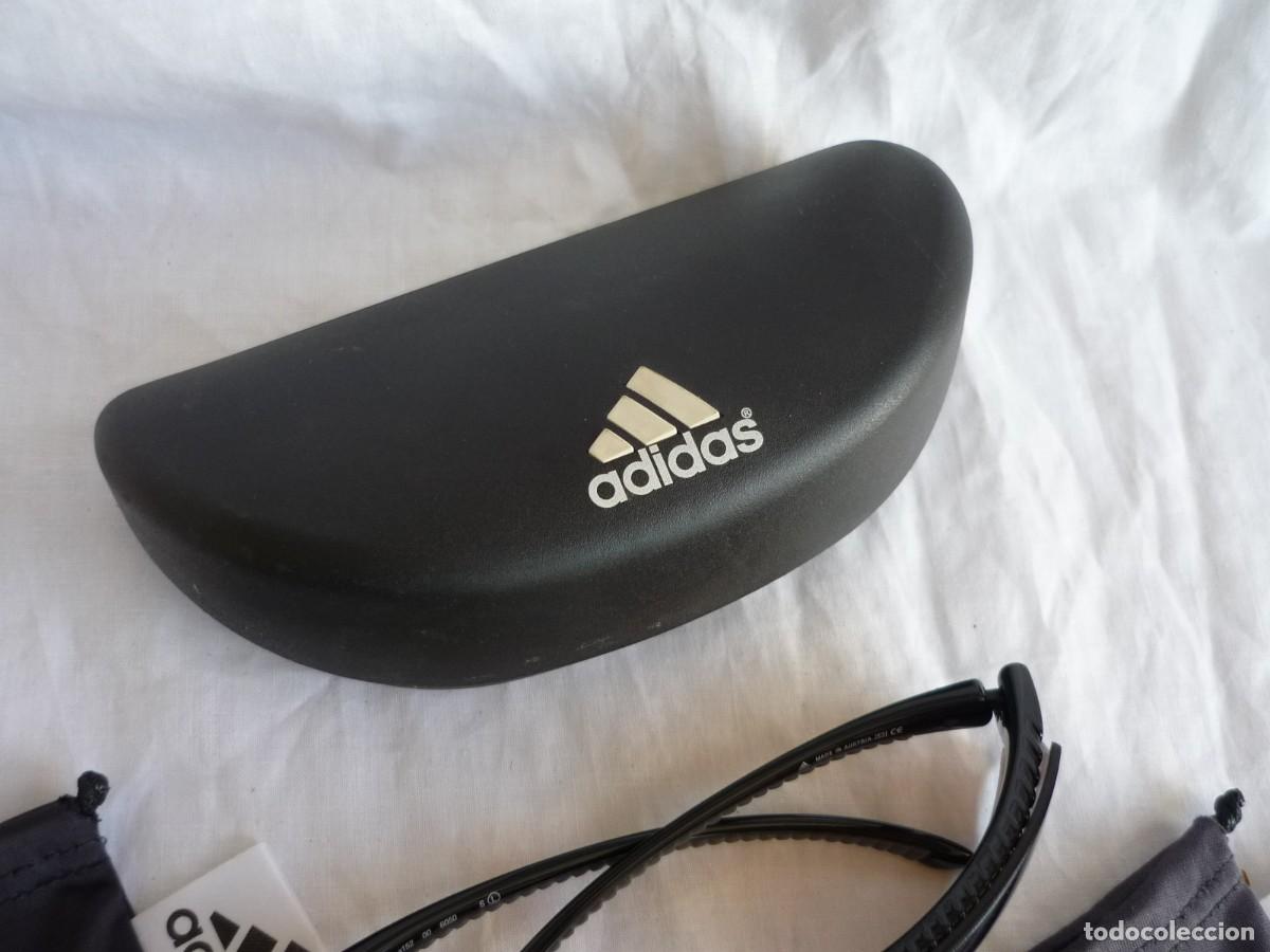 Coleccionismo deportivo: Gafas de sol adidas + accesorios para ver de cerca - Foto 4