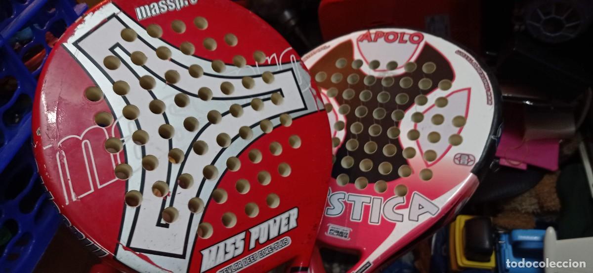 Coleccionismo deportivo: 2 RAQUETAS PADEL CON FUNDA - Foto 1