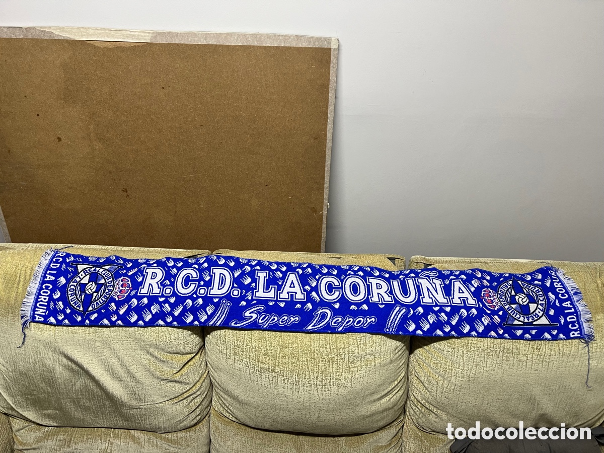 Coleccionismo deportivo: Bufanda R.c.d. La Coru&ntilde;a super depor sciarpa scarf echarpe - Foto 1