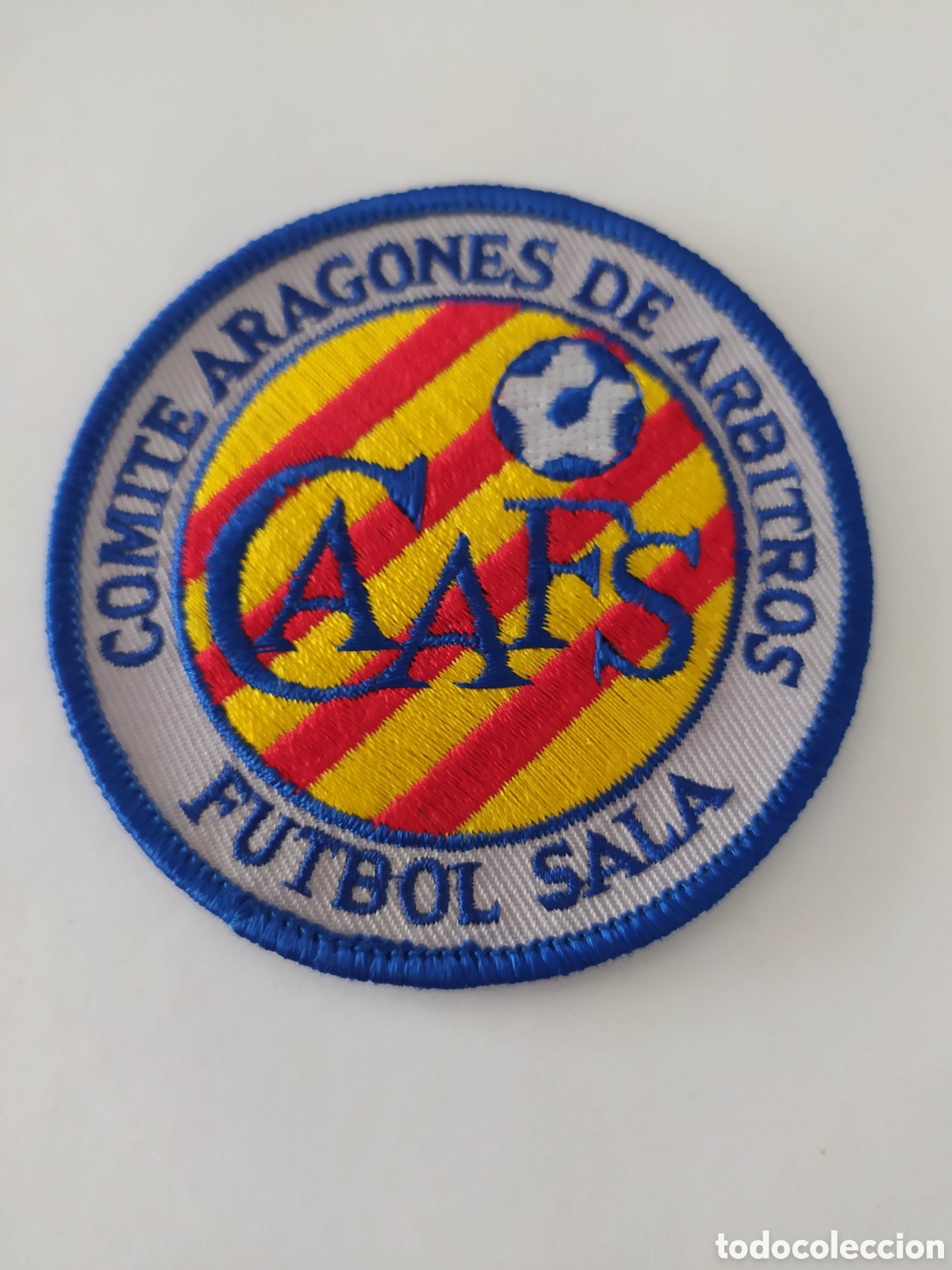 Coleccionismo deportivo: Parche Comit&eacute; Aragon&eacute;s de &aacute;rbitros - Foto 2