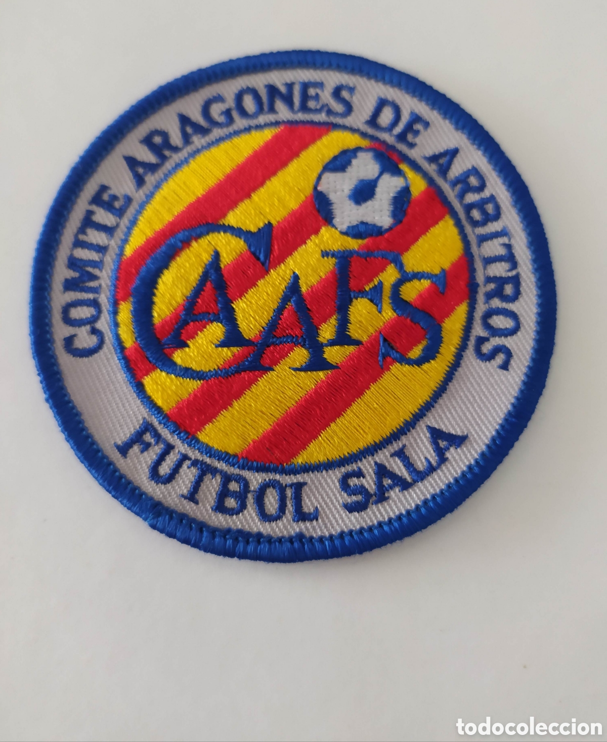Coleccionismo deportivo: Parche Comit&eacute; Aragon&eacute;s de &aacute;rbitros - Foto 1