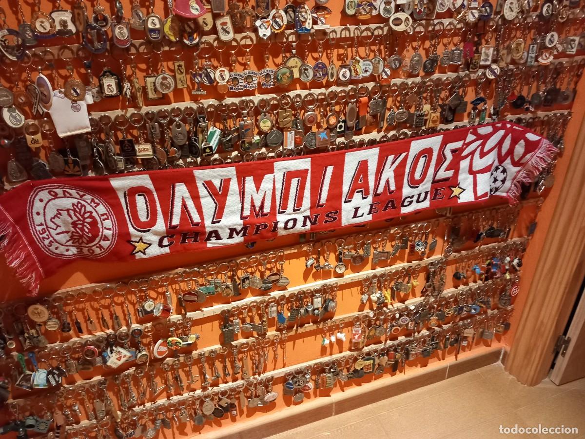 Coleccionismo deportivo: BUFANDA DEL OLMYMPIACOS A&Ntilde;OS 90 - Foto 2