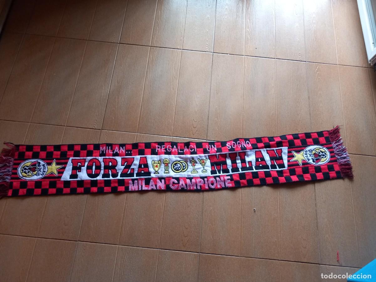Coleccionismo deportivo: BUFANDA DEL AC MILAN,A&Ntilde;OS 90 - Foto 1
