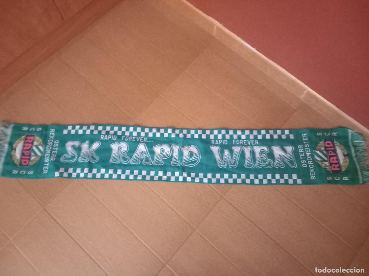 Coleccionismo deportivo: BUFANDA DEL RAPIC DE VIENA - Foto 1
