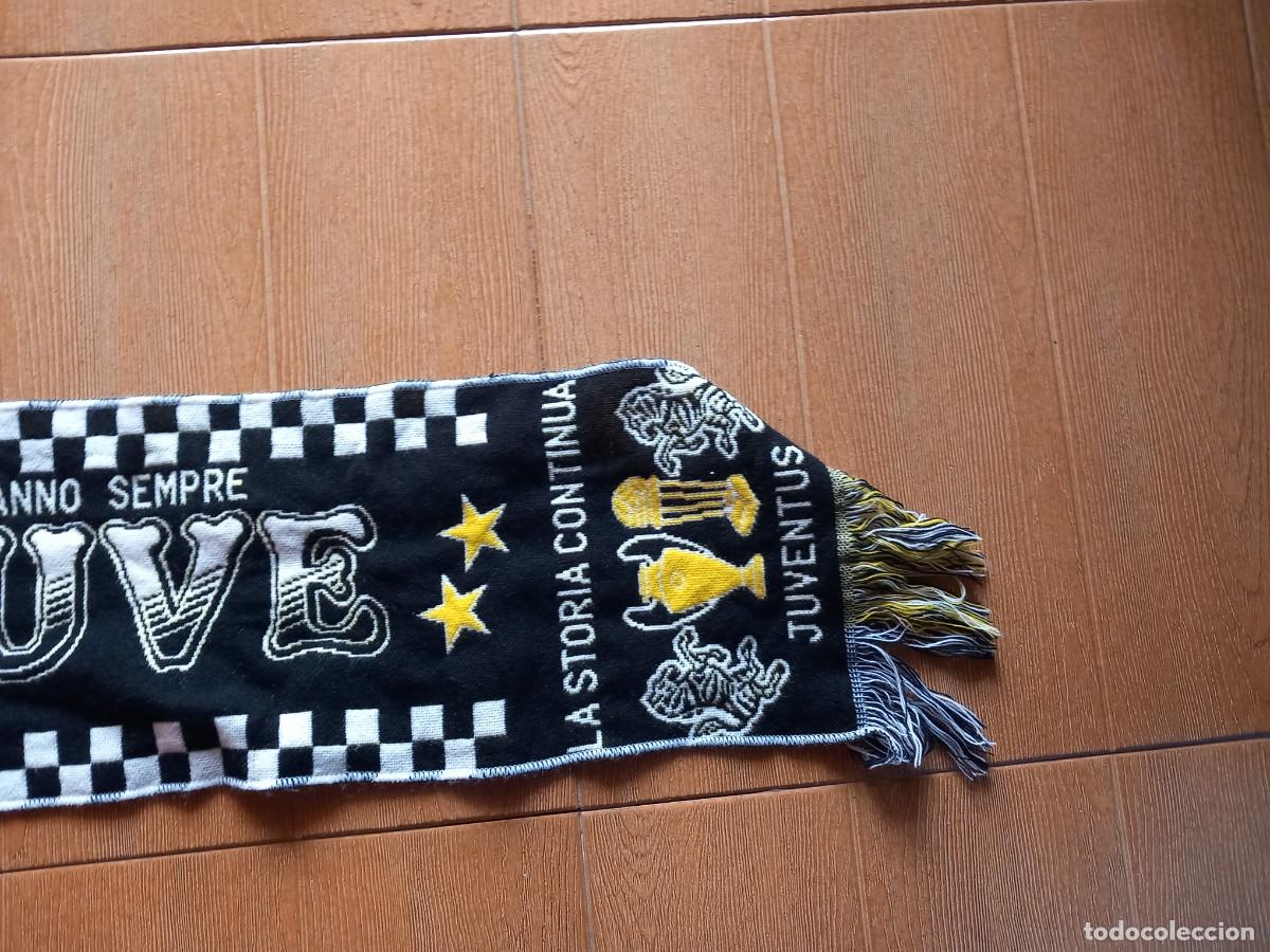 Coleccionismo deportivo: BUFANDA FORZA JUVE ,A&Ntilde;OS 90 - Foto 1