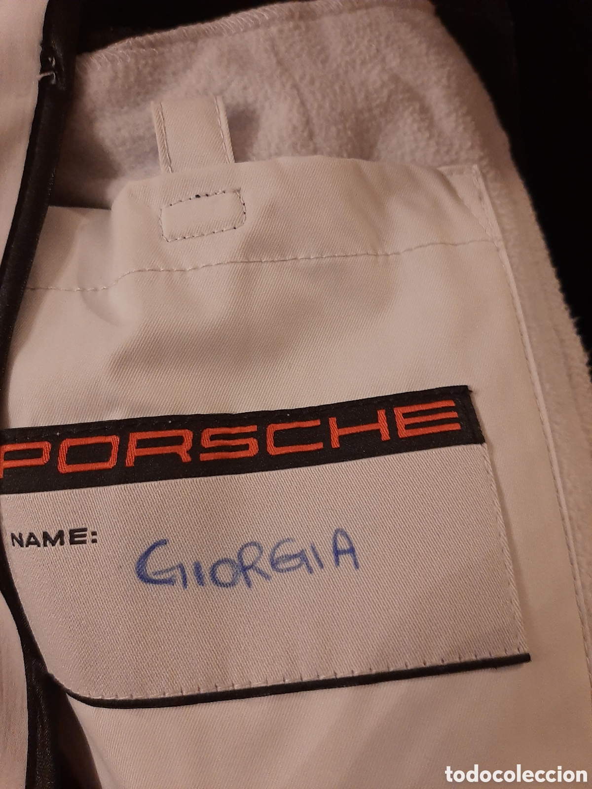Coleccionismo deportivo: Chaleco oficial Porsche Carrera Cup Italia - Foto 6