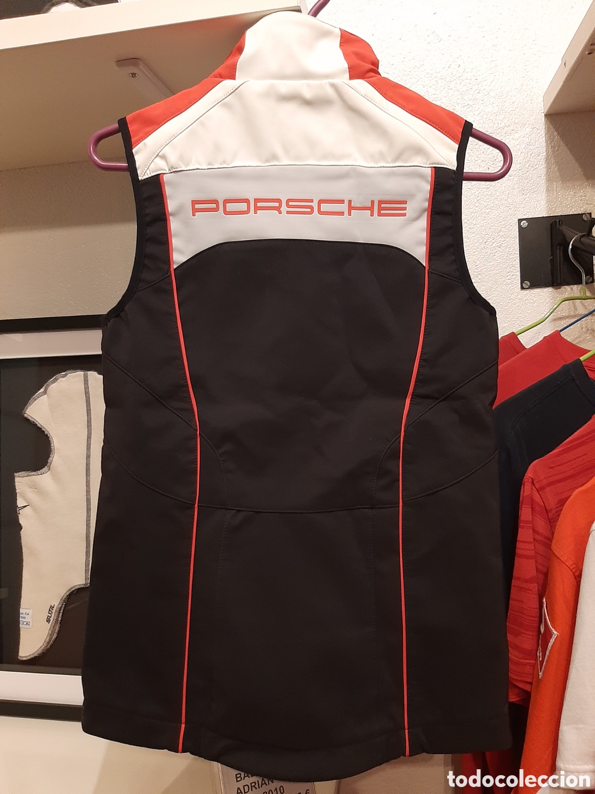 Coleccionismo deportivo: Chaleco oficial Porsche Carrera Cup Italia - Foto 10