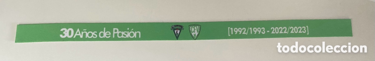 Coleccionismo deportivo: Pulsera CF Villanovense aniversario - Foto 1